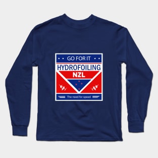 Hydrofoiling New Zealand Long Sleeve T-Shirt